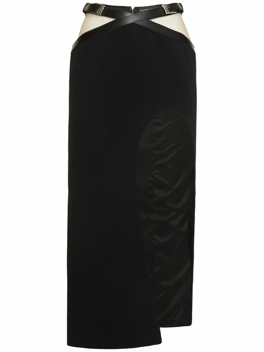 スカート DAVID KOMA 'Puffer Circle Embroidery' skirt David Koma Black Puffer Circle Embroidery skirt for Women