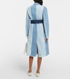 Tod's - Belted denim coat