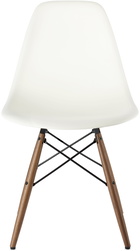 HERMAN MILLER White Eames Molded Plastic Side Chair