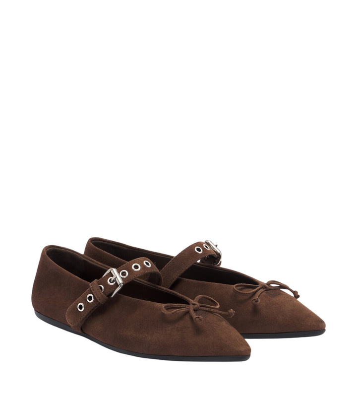 Photo: Miu Miu Suede ballet flats