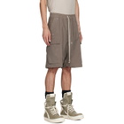 Rick Owens Gray Tower Cargobela Shorts