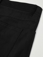 Rubinacci - Straight-Leg Cotton-Moleskin Trousers - Black
