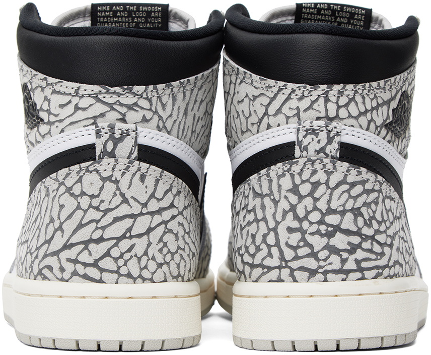 new jordans gray and white