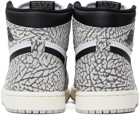 Nike Jordan White & Gray Air Jordan 1 Retro High OG Sneakers