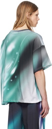 Gerrit Jacob Blue Printed T-shirt