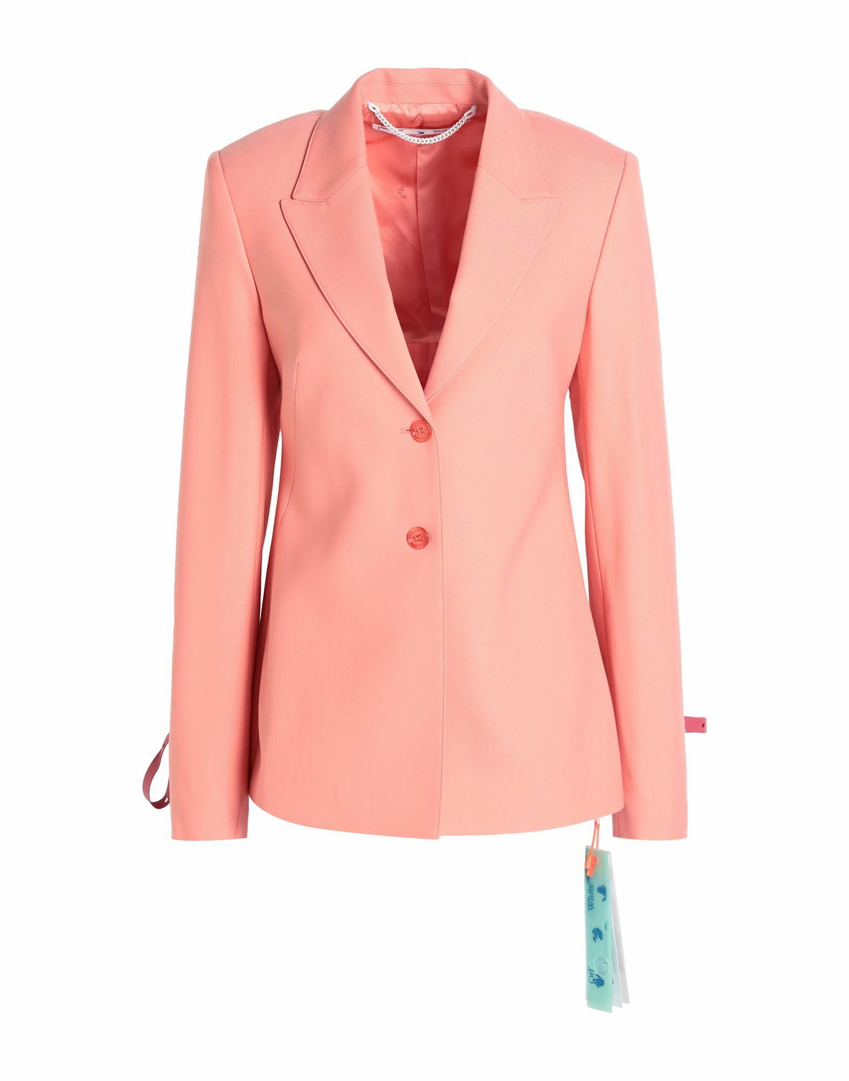 Off-white Womens Blazer in Salmon pink