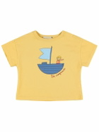 THE CAMPAMENTO Printed Cotton Jersey T-shirt