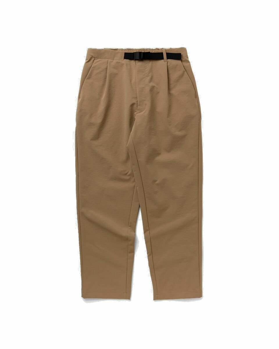 Photo: Goldwin One Tuck Tapered Stretch Pants Brown - Mens - Casual Pants