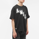 AMIRI Men's Flocked Hockey Skater T-Shirt in Black