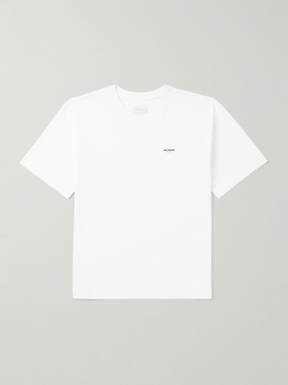 Aimé Leon Dore - Logo-Print Cotton-Jersey T-Shirt - White