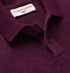 Orlebar Brown - 007 Ryder Cotton-Terry Polo Shirt - Purple