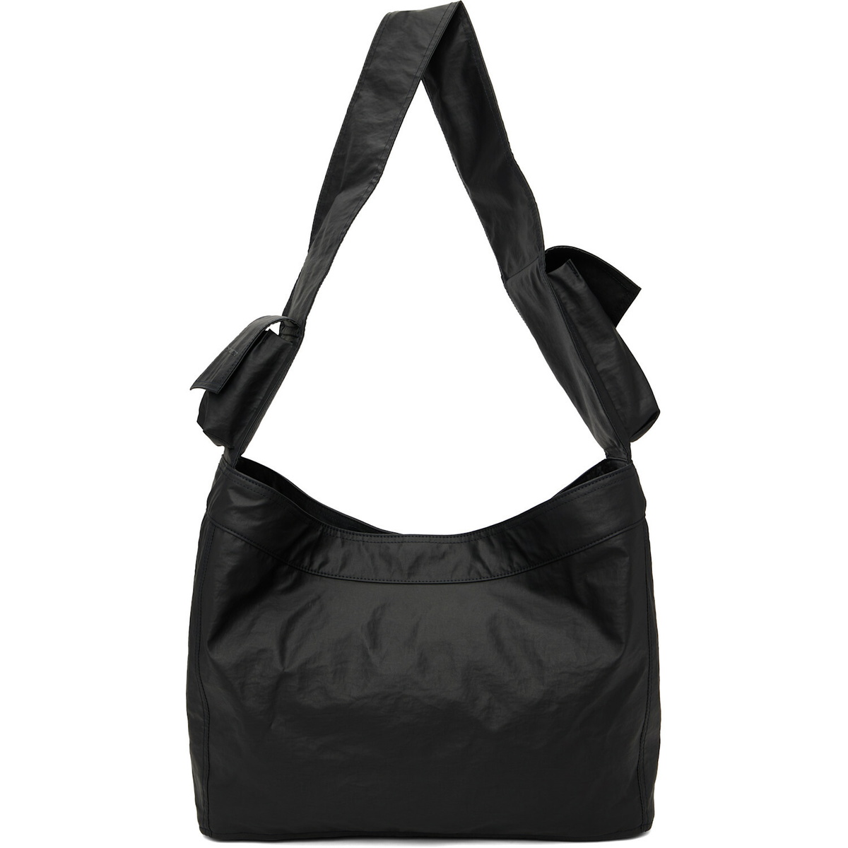 Y-3 Black Newspaper L Bag