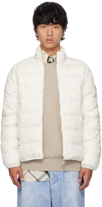 Photo: Moncler White Baudinet Down Jacket