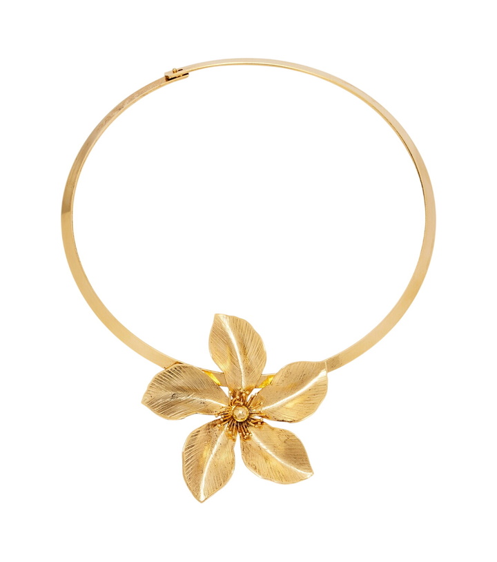Photo: Jennifer Behr Keala floral pendant necklace