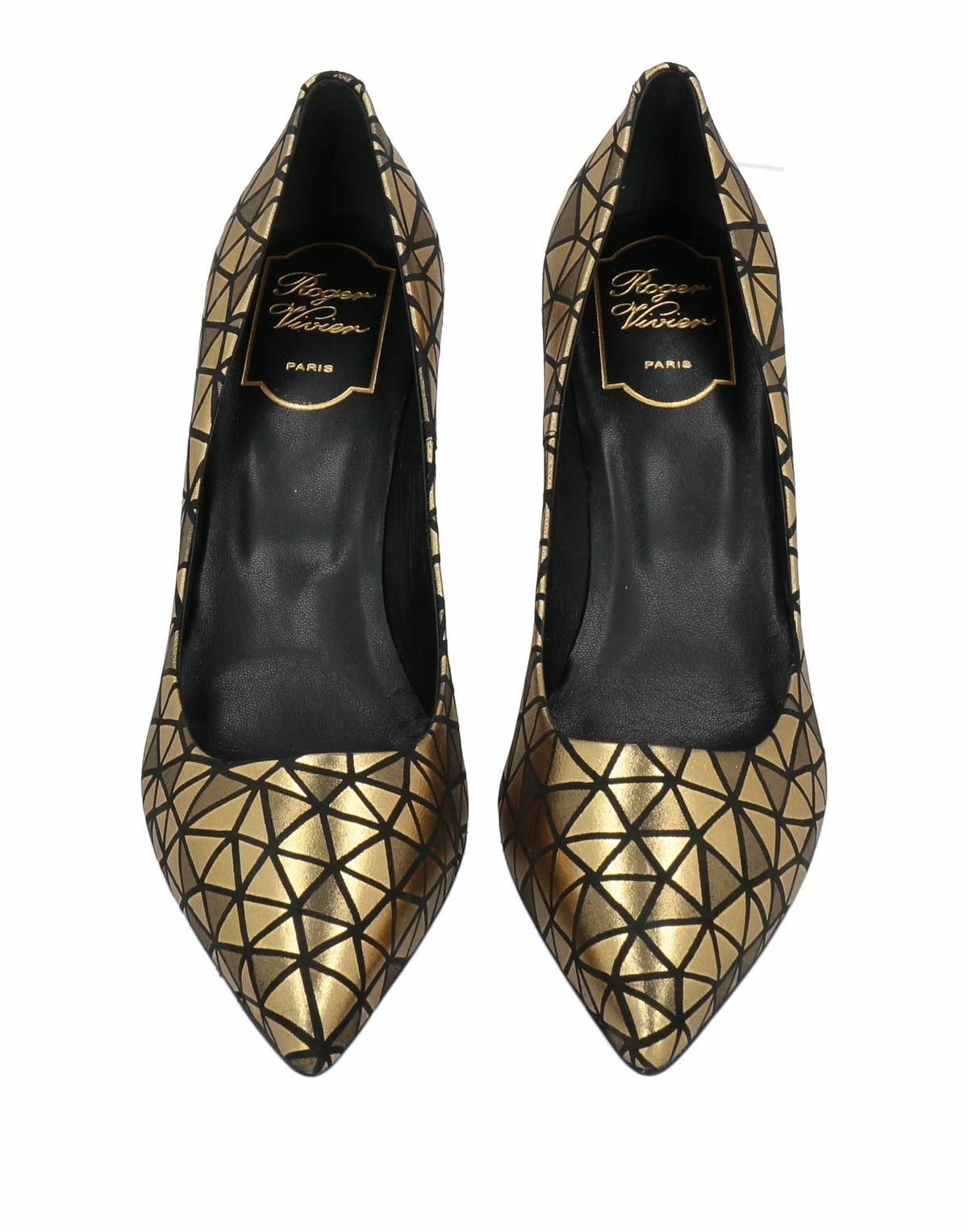 Roger Vivier Womens Pumps in Gold