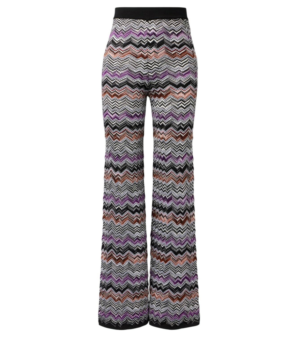 Missoni Zig Zag metallic knit straight pants Missoni
