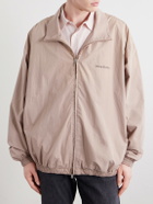Acne Studios - Olando Logo-Print Cotton-Poplin Jacket - Neutrals