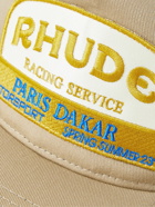 Rhude - Paris Dakar Logo-Appliquéd Twill Trucker Cap