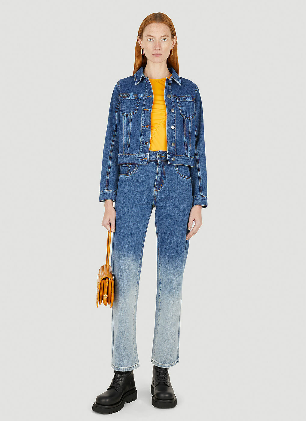 Ombre Jeans In Blue Wynn Hamlyn