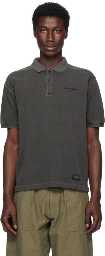Photo: Neighborhood Gray Pigment Dyed S/S Polo