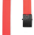 Maison Margiela - 3cm Papaya Webbing Belt - Men - Papaya