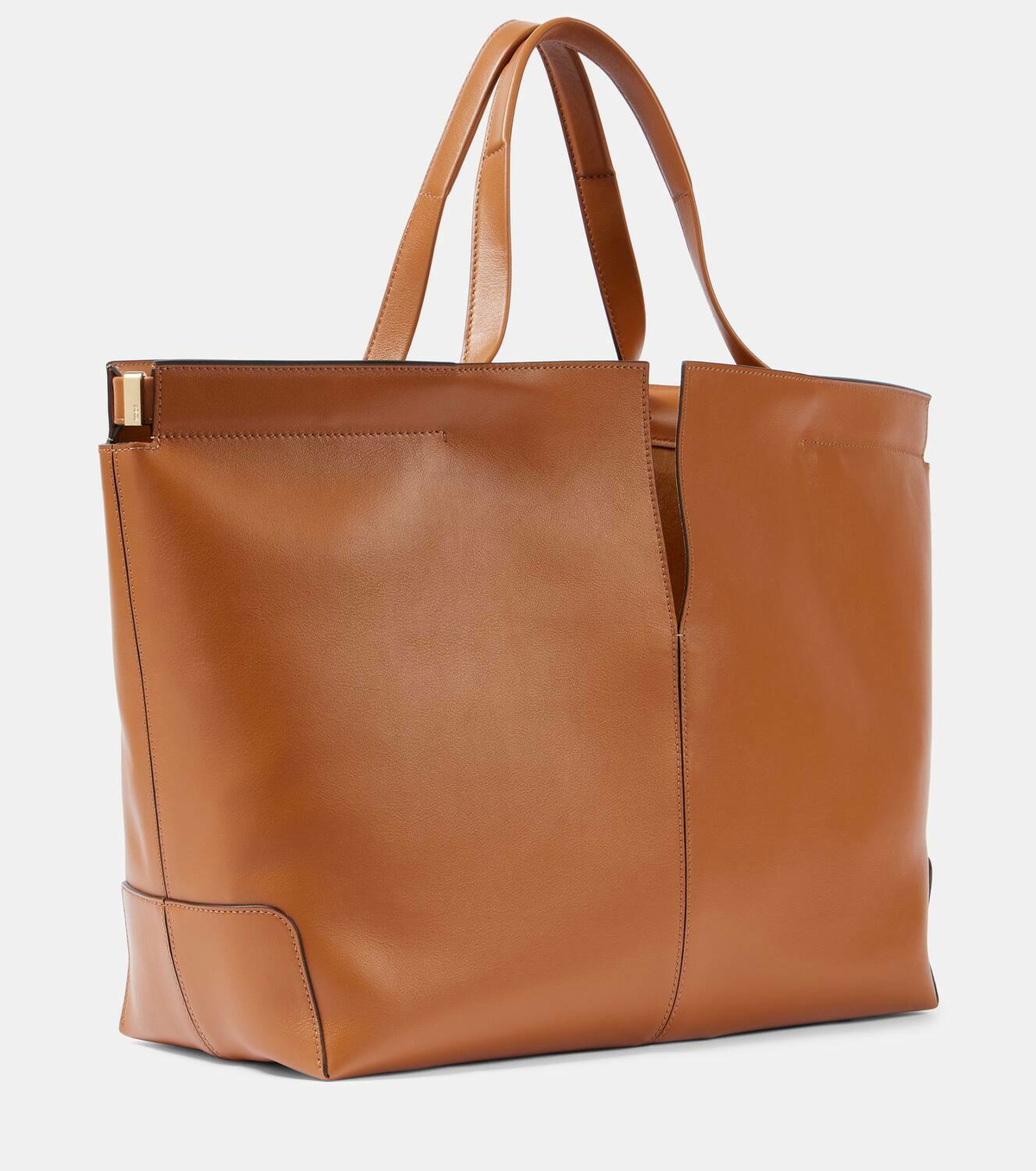 【関税＆送料込み】Tod'S Di Folio Medium Bags Woman BROWN Tod's Di Bag Folio in Leather Medium
