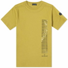 Moncler Men's Repeat Logo T-Shirt in Olive