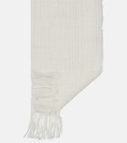 The Row Kastel linen scarf