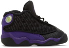 Nike Jordan Baby Black & Purple Jordan 13 Retro Sneakers