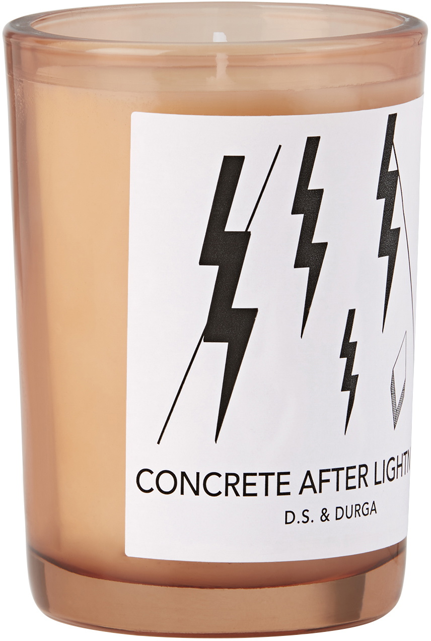 D.S. & DURGA Concrete After Lightning Candle, 7 oz
