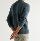 Sid Mashburn - Mélange Wool Sweater - Blue