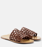 Souliers Martinez Estrella woven leather sandals