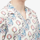 Maison Kitsuné Men's Dancing Girls Print Vacation Shirt in Multico Design