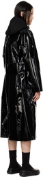 1017 ALYX 9SM Black Hooded Coat