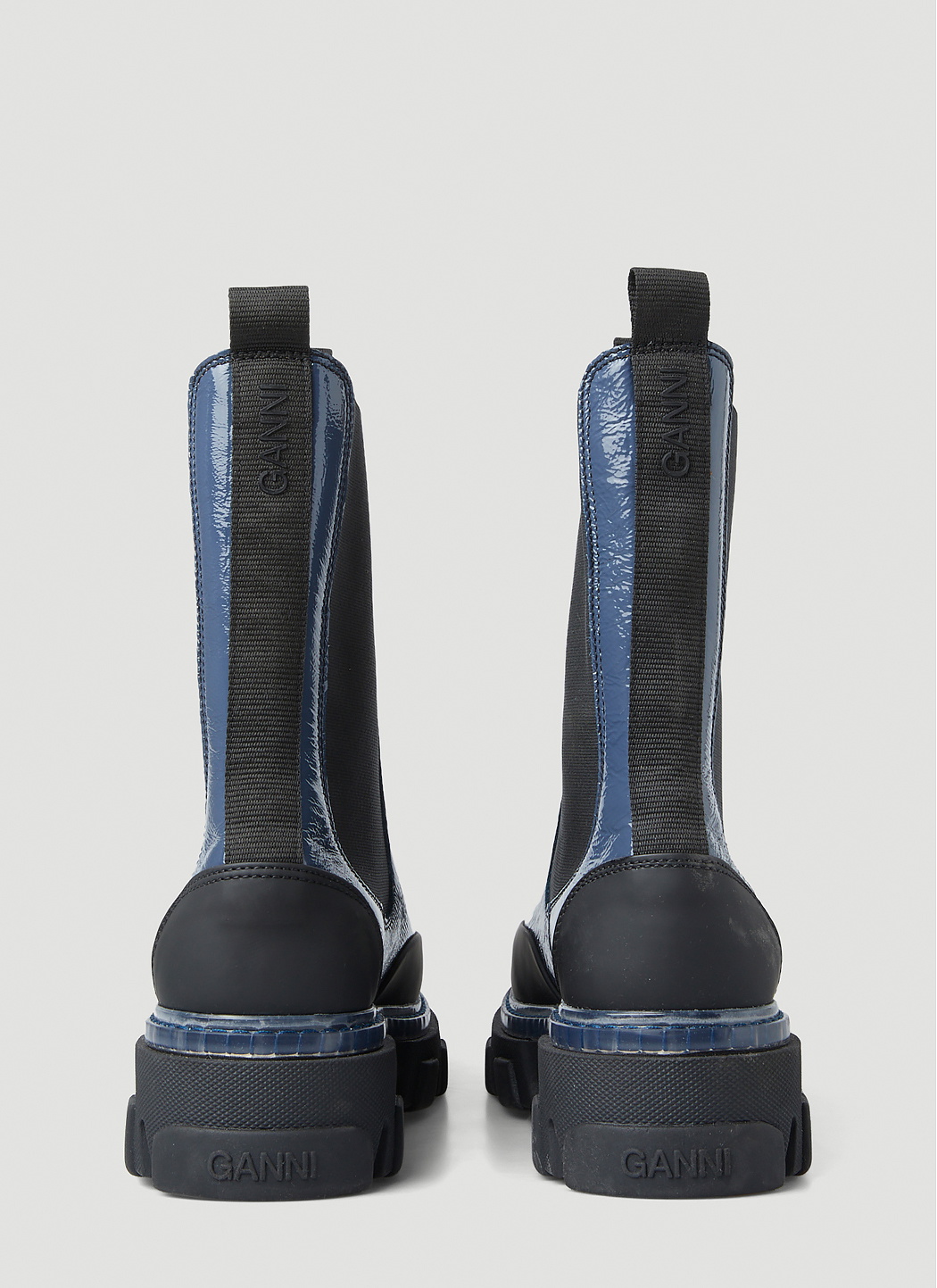 GANNI Mid Calf Chelsea Boots