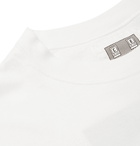 Cav Empt - Panelled Printed Cotton-Jersey T-Shirt - Men - White