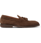 Brunello Cucinelli - Suede Tasselled Loafers - Brown