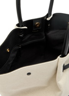 Demellier The New York Grained Leather Tote bag - Black And White - One Size