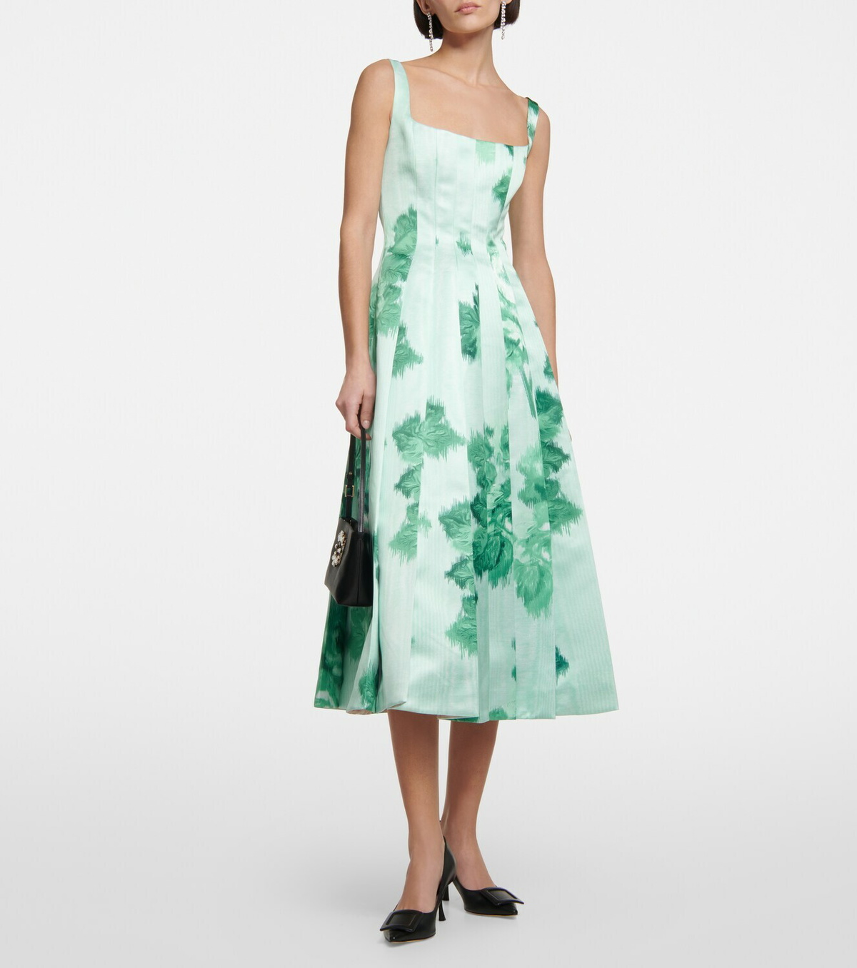 Emilia Wickstead Adele floral midi dress Emilia Wickstead