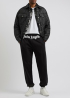 Palm Angels Logo-print Cotton Sweatpants Black