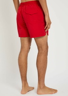 Cherry Los Angeles Five Star Logo-embroidered Nylon Swim Shorts Red