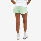 Adidas Women's Sprint Shorts in Semi Green Spark