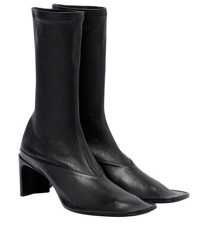 Photo: Jil Sander Trunk leather mid-calf boots