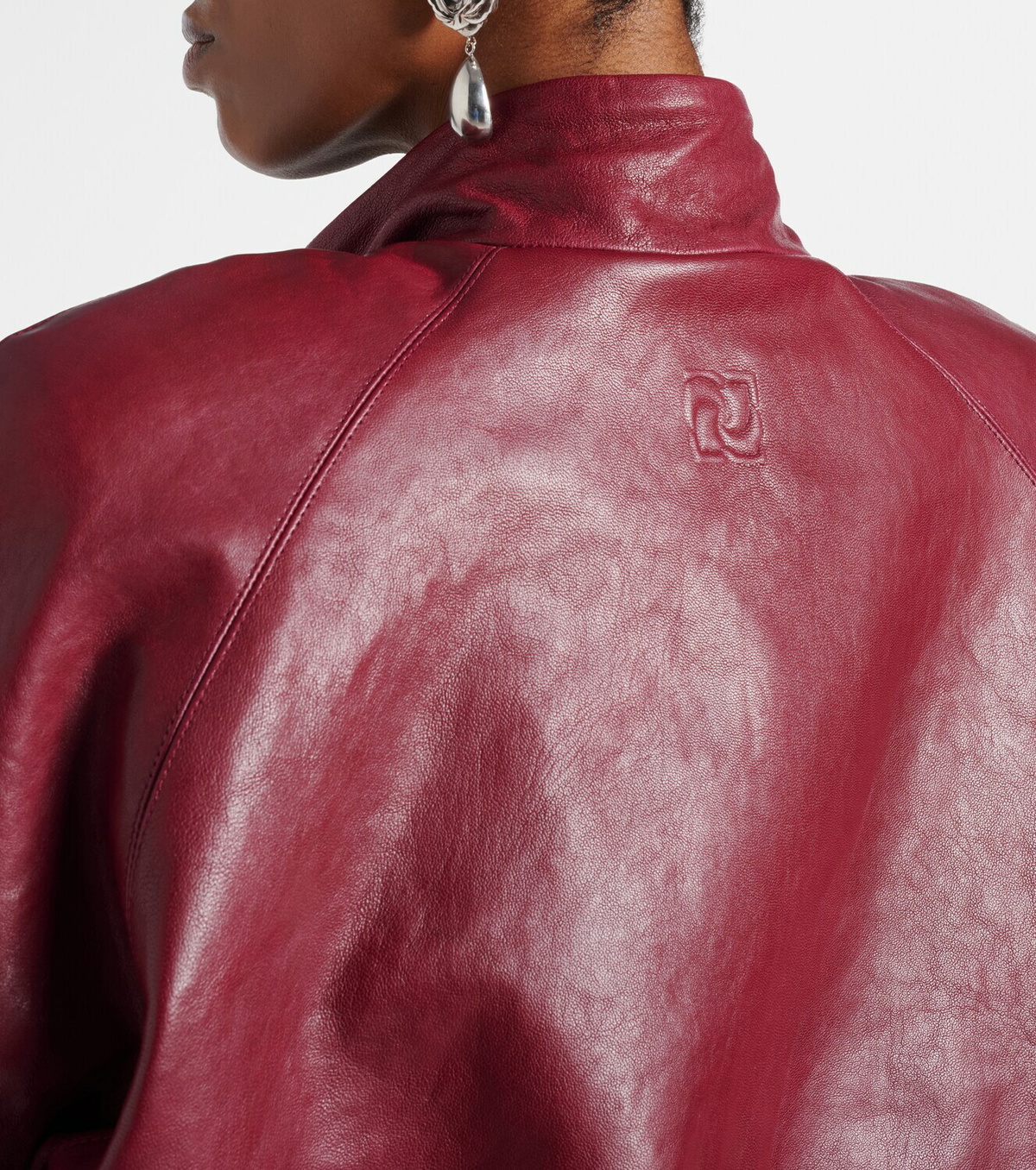 Magda Butrym Cropped leather jacket