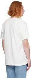 rag & bone White Varsity Dagger T-Shirt