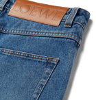 Loewe - Wide-Leg Cropped Denim Jeans - Blue
