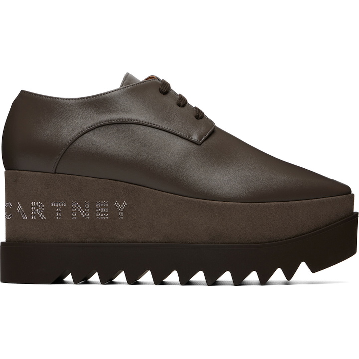 Photo: Stella McCartney Taupe Elyse Platform Derbys