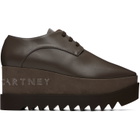Stella McCartney Taupe Elyse Platform Derbys