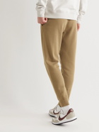 Nike - Sportswear Club Tapered Cotton-Blend Jersey Sweatpants - Brown