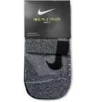 Nike Running - Two-Pack Multiplier Logo-Intarsia Dri-FIT Socks - Black